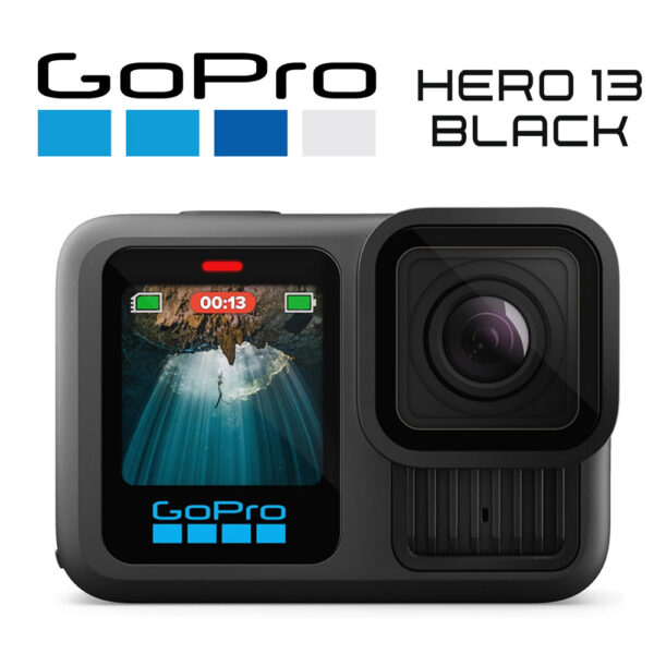 Cámara de acción/video GoPro HERO13 Black Waterproof 5.3K60 27MP