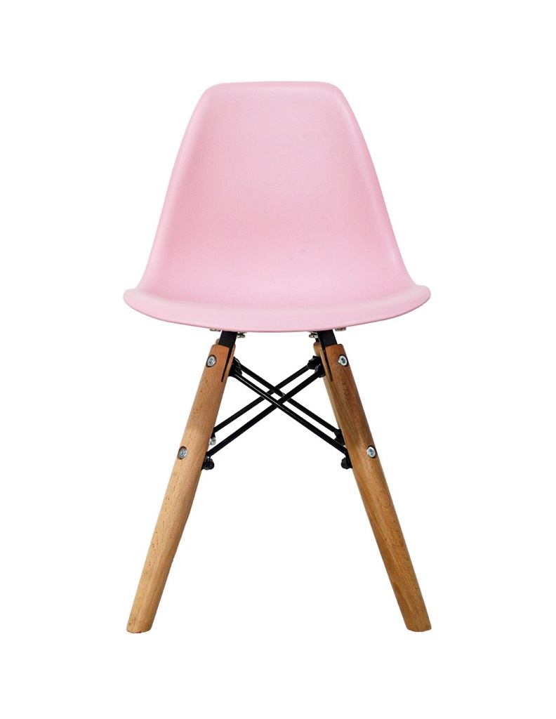 Silla Eames Eiffel Estilo Retro Madera Niña