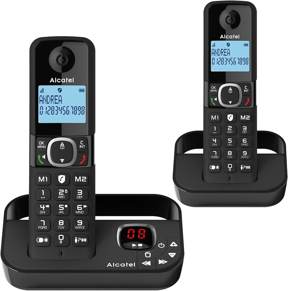 Telefono inalambrico dos bases alcatel f860