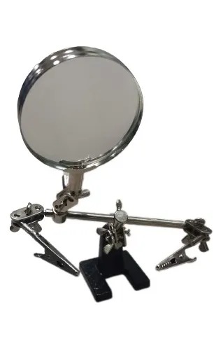 Tercera Mano Para Soldar Con Lupa