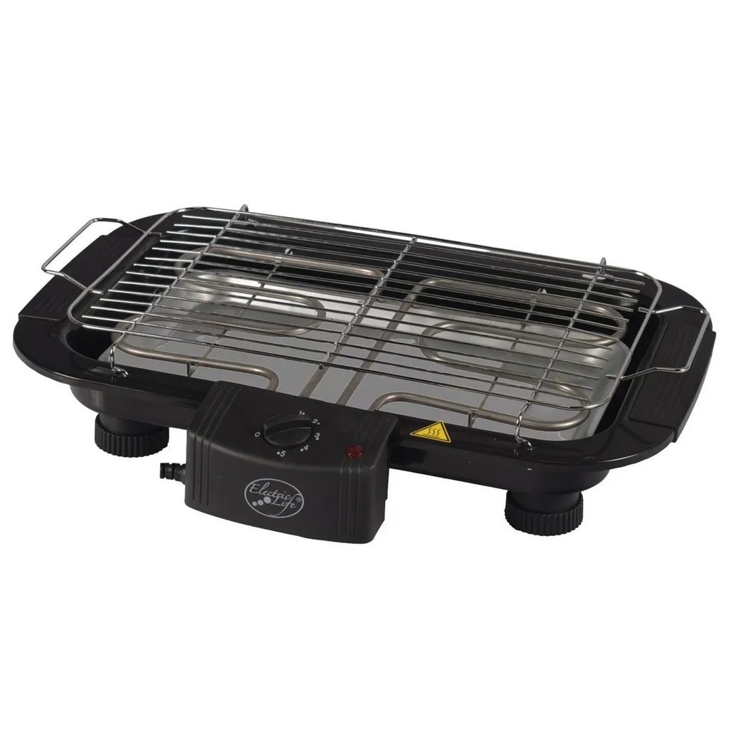 Parrilla Eléctrica, Electric Life, Color Negro, Fácil Uso, BG-201