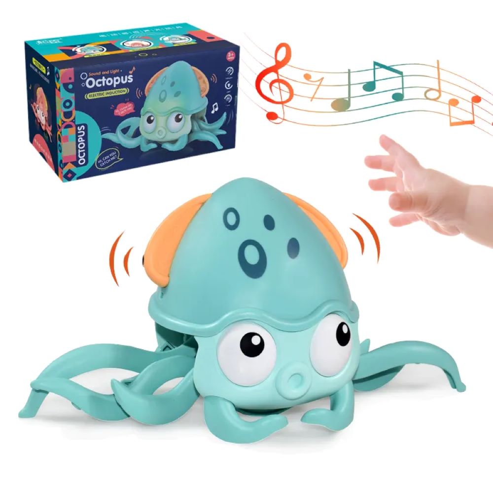 [28-04-031] Calamar musical caminador - Juguete para niños