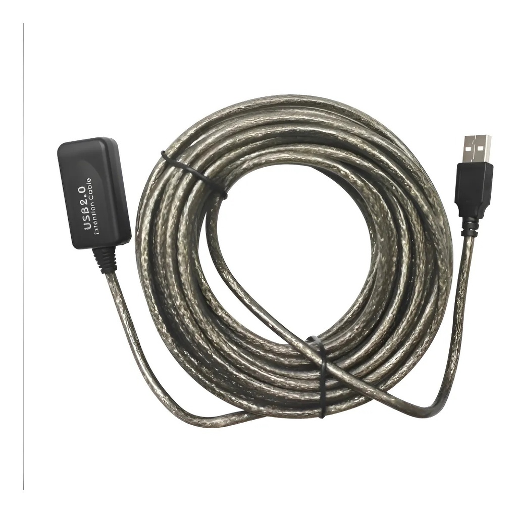 Cable Extensión Usb Macho Hembra Amplificada 10metros