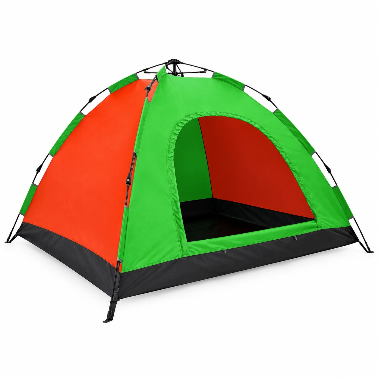 Carpa de Acampar Rápida para 3 a 4 Personas (200 x 200 x 135 cm)