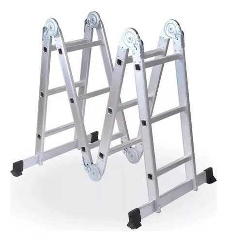Escalera Multifunción Aluminio 4 x 3 Metros