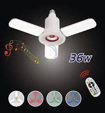 Foco Parlante Led 36w Rgb Bluetooth blanco