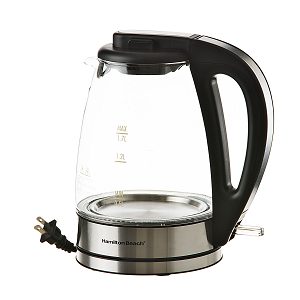 Jarra Hervidor De Agua Eléctrica Hamilton Beach 1.7 L.