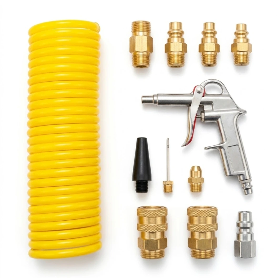 KIT DE ACCESORIOS PARA COMPRESOR DE AIRE DE 12 PIEZAS