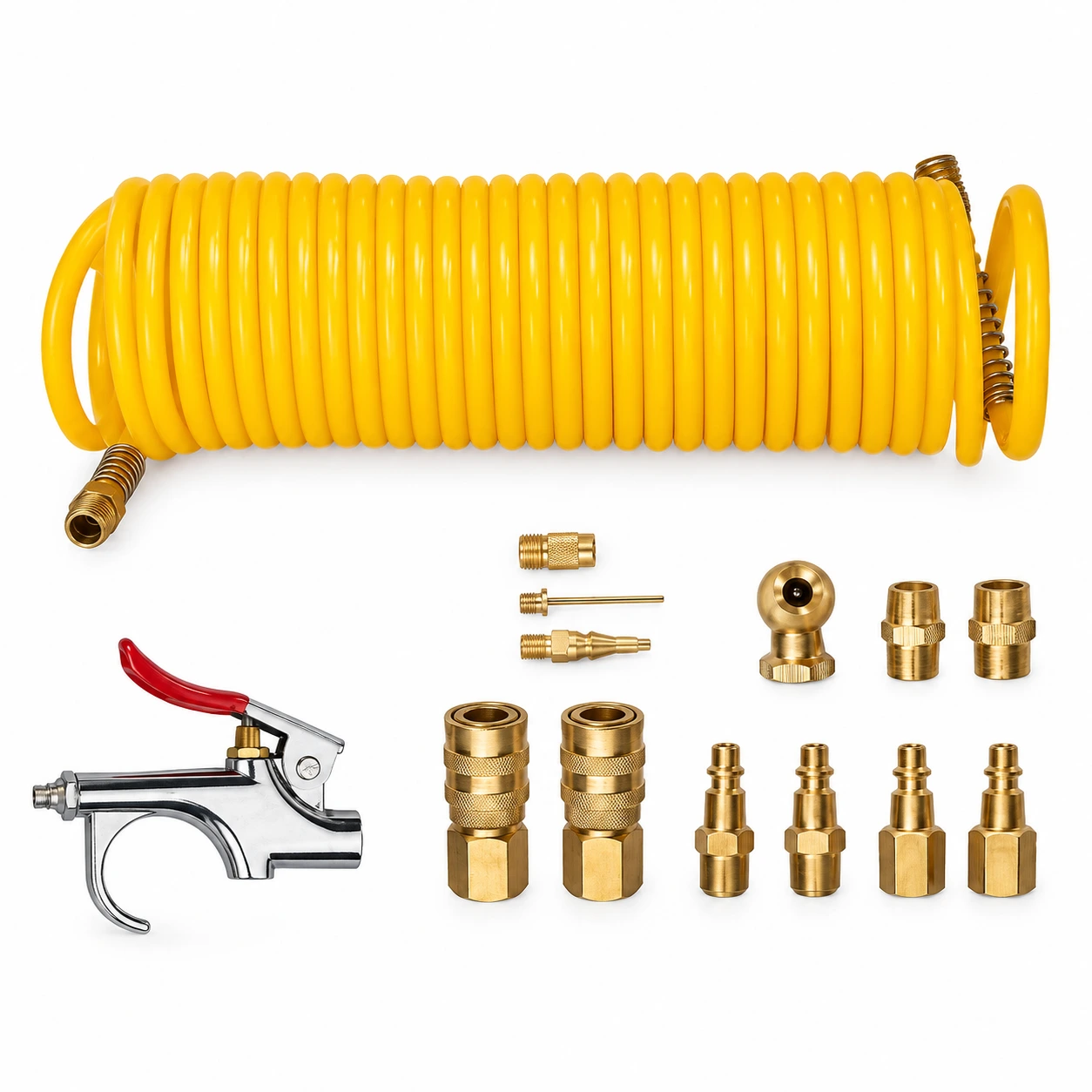 KIT DE ACCESORIOS PARA COMPRESOR DE AIRE DE 14 PIEZAS