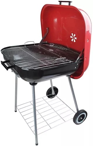 Parrilla Asador Carbón Cuadrada
