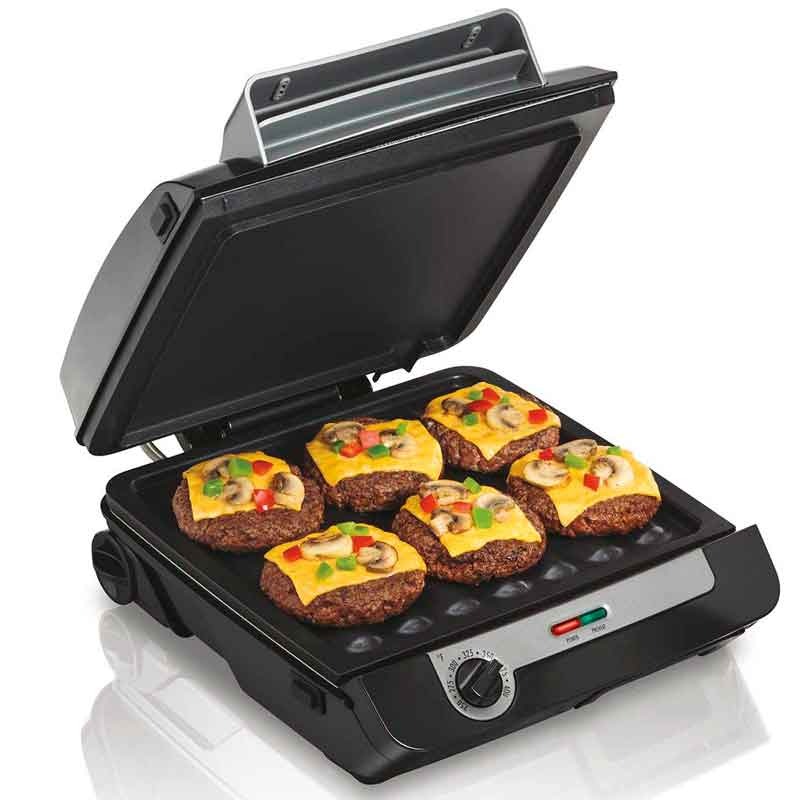 Parrilla Eléctrica para Interiores Hamilton Beach 3-en-1