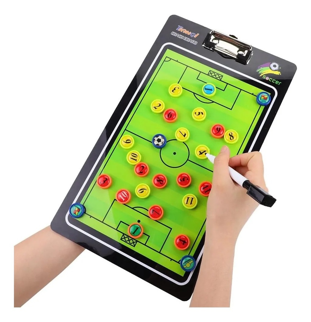 TABLERO MAGNETICO TÁCTICO DE FUTBOL PARA ENTRENAMIENTO