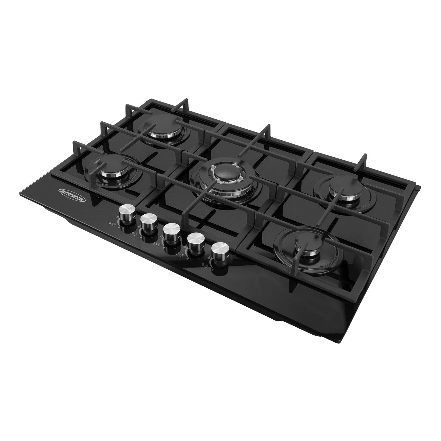 Encimera Continental Gb7612gb Empotrable de Vidrio 5q, 76cm Arizona