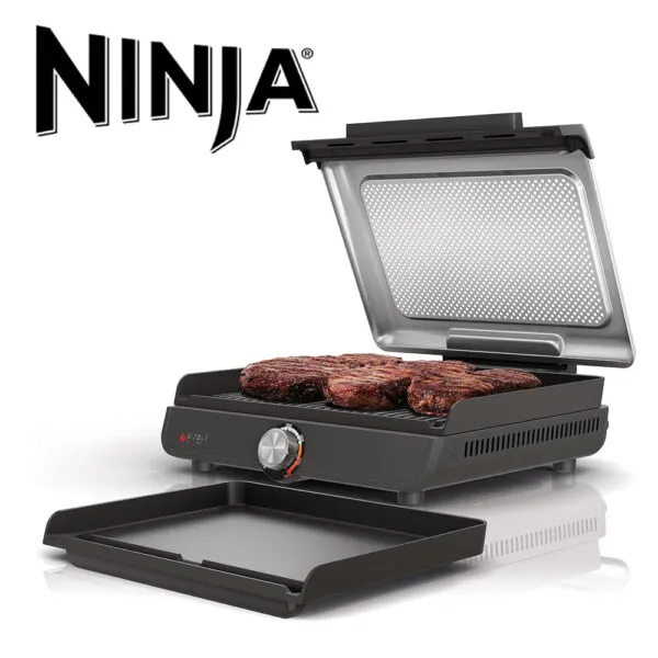 Parrilla Y Plancha Para Interiores Sin Humo Ninja Sizzle Gr101 OB