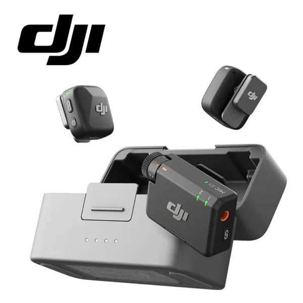 [Microfonos Dobles DJI Mic Mini USB-C/3.5mm + Caja de Carga] Microfonos Dobles DJI Mic Mini USB-C/3.5mm + Caja de Carga