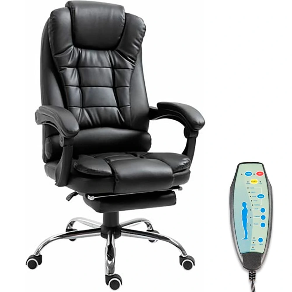 [12-02-022] Silla Gerencial con Reposa pies y Masajeador