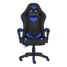 SILLA GAMER MT-CHR04 NEGRA/AZUL MEETION REGRESO A CLASES