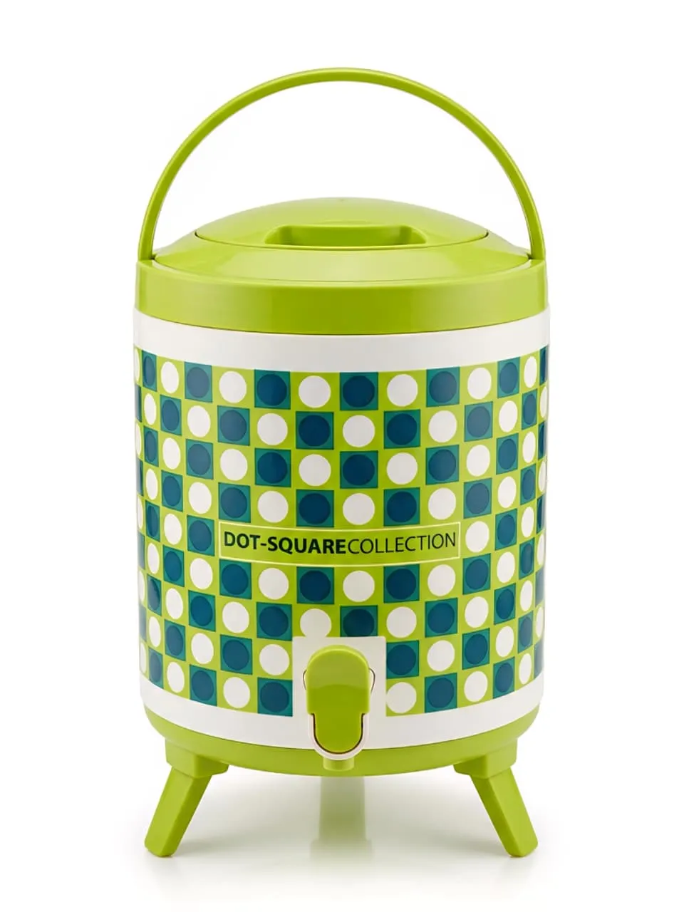 DISPENSADOR DE BEBIDAS FRÍAS CALIENTES - VERDE