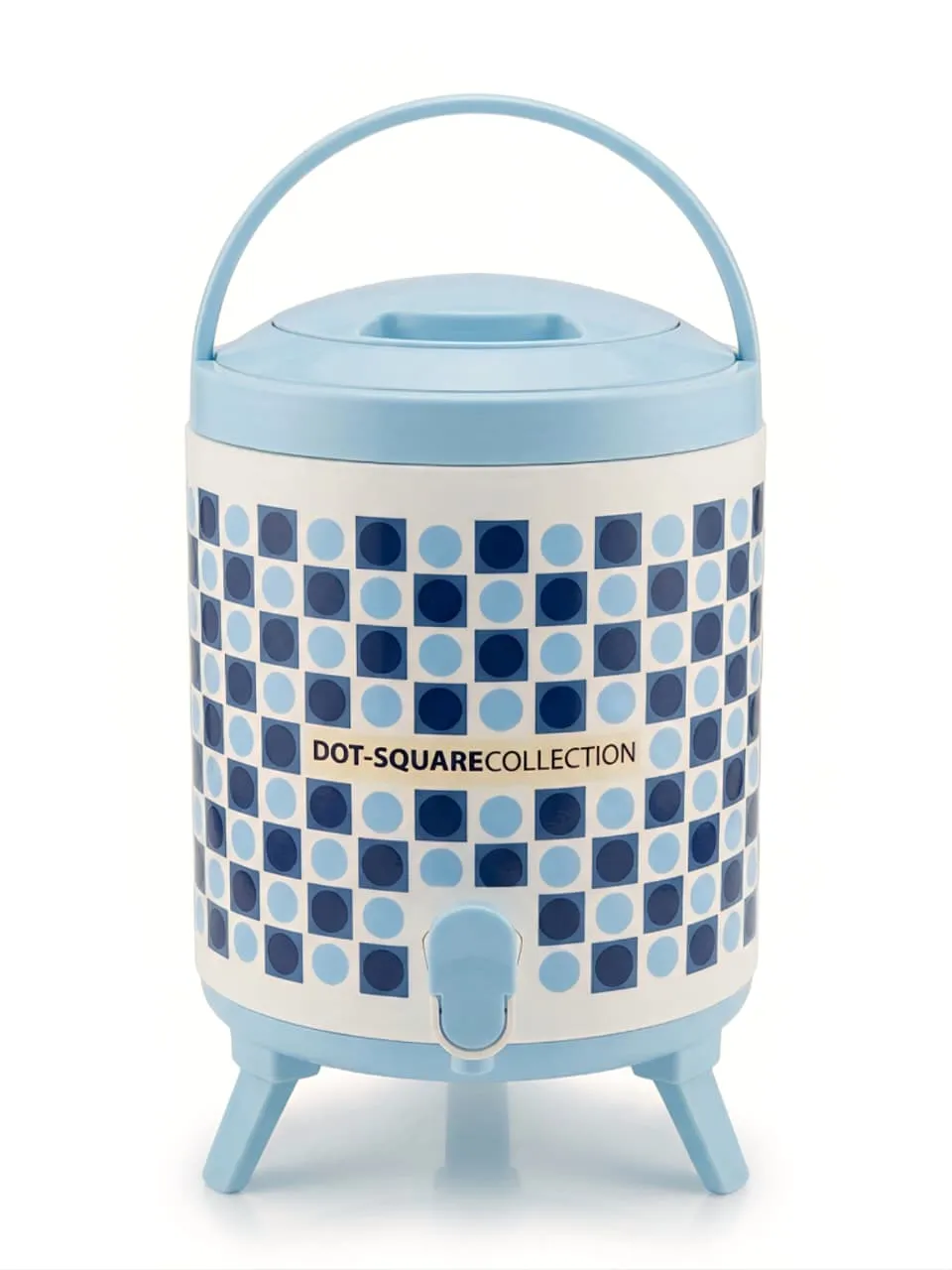 DISPENSADOR DE BEBIDAS FRÍAS CALIENTES 10 Lts. - CELESTE