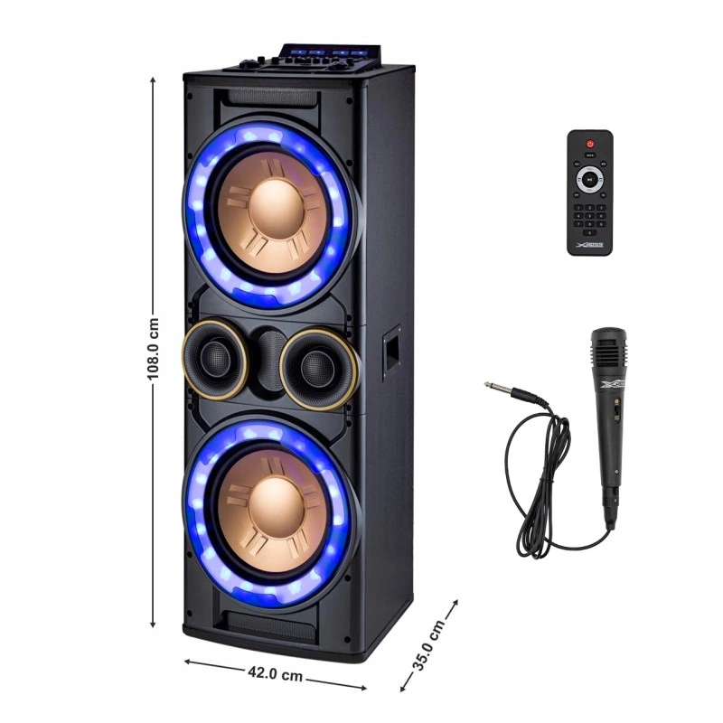 [PARLMX38] Parlante Torre Xboss 1590 2x15" 200 000 PMPO