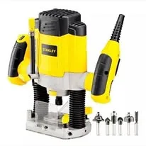 Rebajadora Fresadora Tupi Stanley Srr1200 1200 W + 6 Fresas