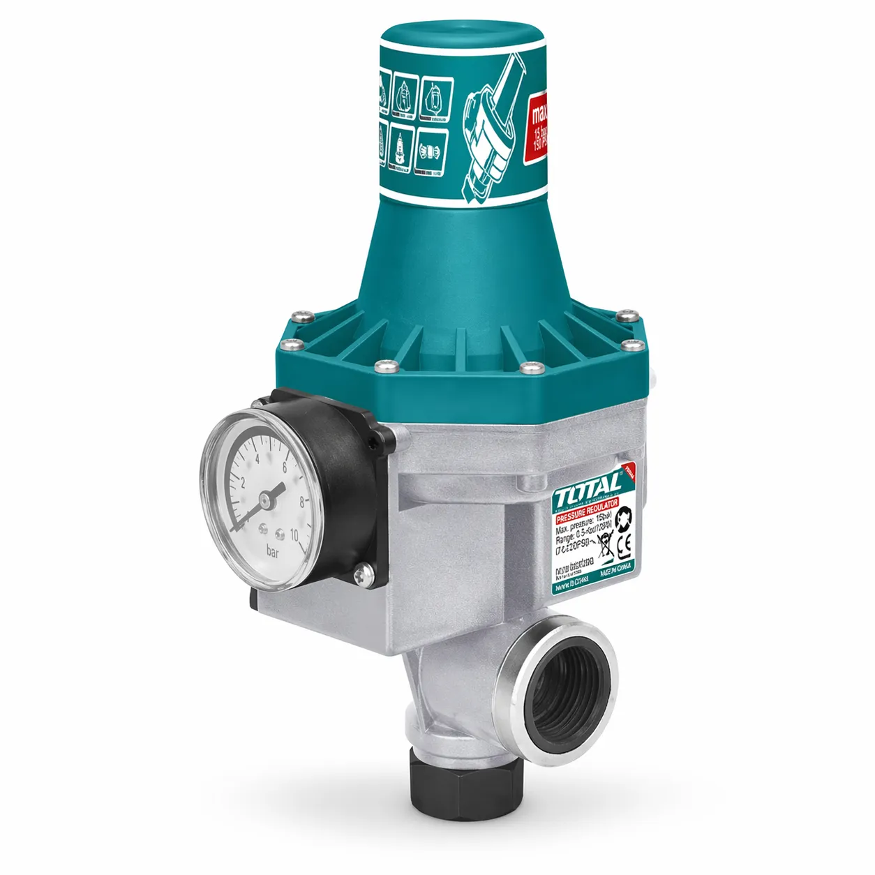CONTROL AUTOMÁTICO PARA BOMBA PERIFÉRICA TOTAL 22 PSI 750W