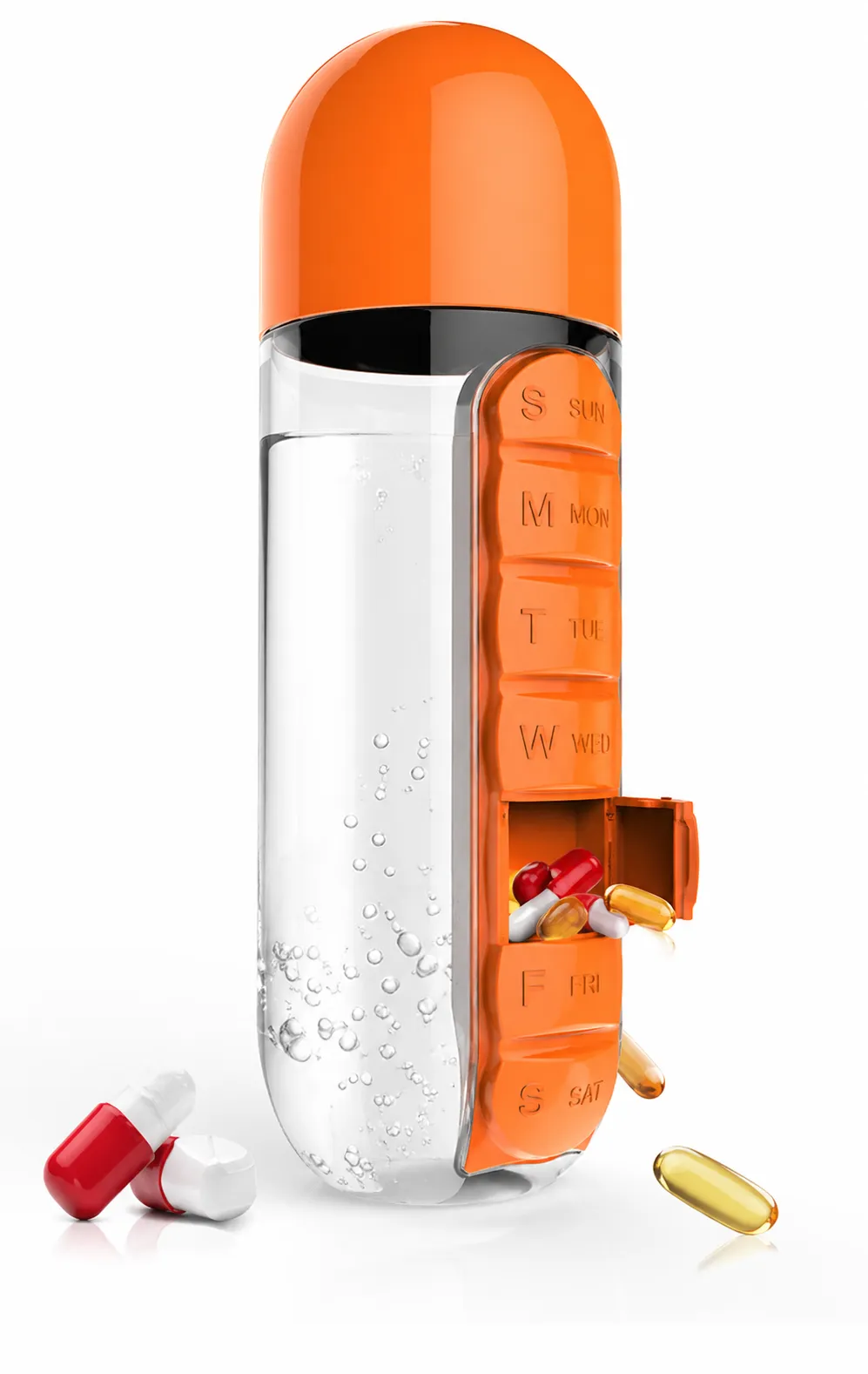 [HO5MMCS60N] ORGANIZADOR DE PASTILLAS Y BOTELLA DE AGUA