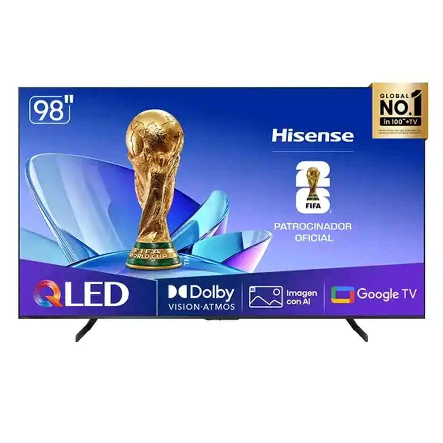 Smart TV 98'' QLED  4K Hisense Promo Mundial