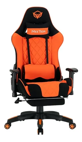 Silla Gamer MT-CHR25 Negra-Naranja