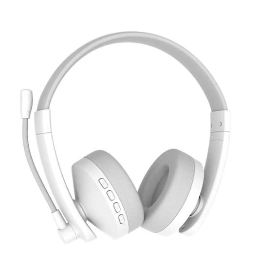 Audifonos Bluetooth tipo diadema  BTH003 Blanco Meetion