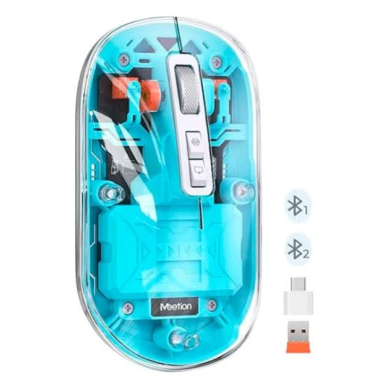 Mouse Wireless MT-BTM005 Azul Meetion