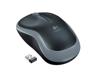 Mouse Logitech M185 Negro-Plateado