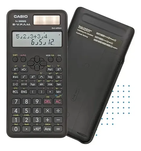 Calculadora Científica 262 Funciones, Negra, Casio