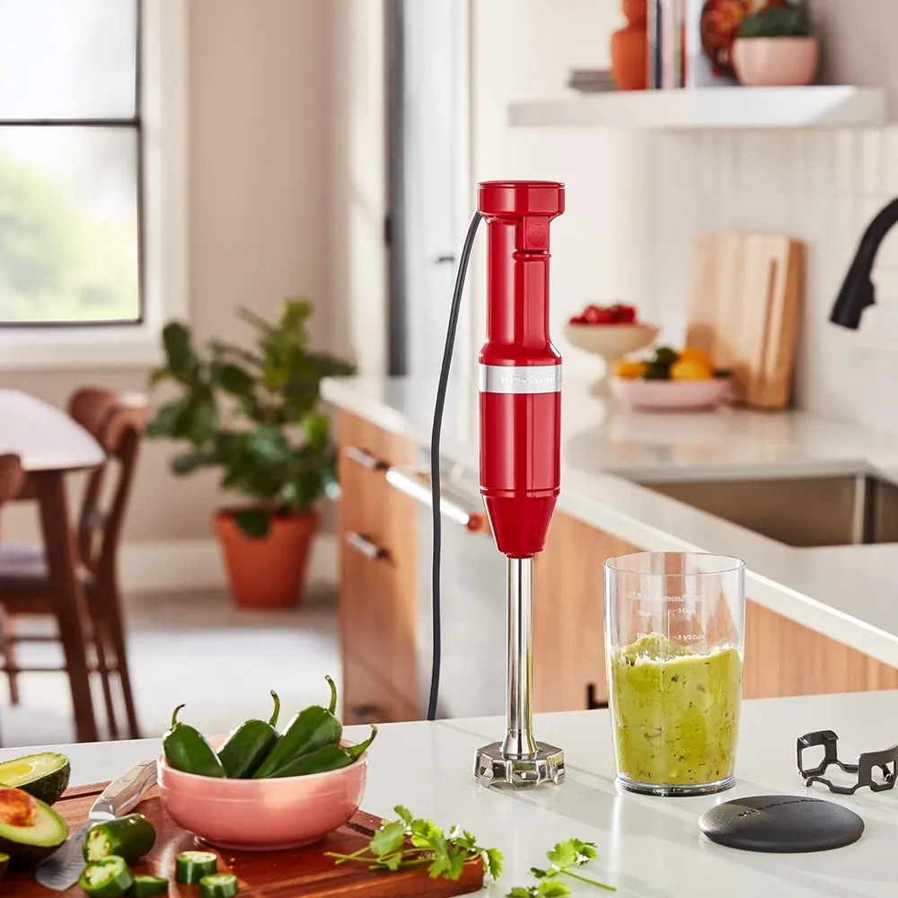 [batidora de mano kitchen aid KHBV53] Batidora de Inmersión con Velocidad Ajustable KitchenAid KHBV53