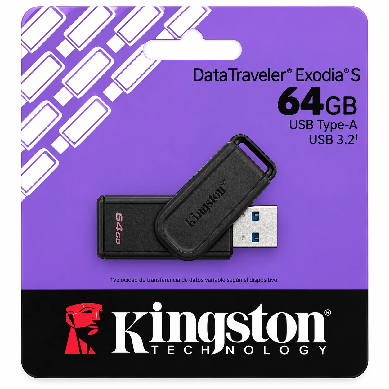 Memoria Flash 64GB, Kingston
