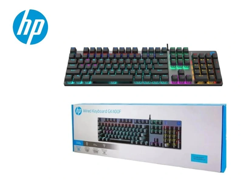 [GK400F] Teclado Mecanico Usb, Panel de Metal, Hp