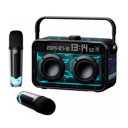 Parlante Bt Karaoke, Negro, Transformers