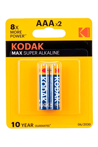 Pilas Alcalinas Aaa, Blister X2, Kodak