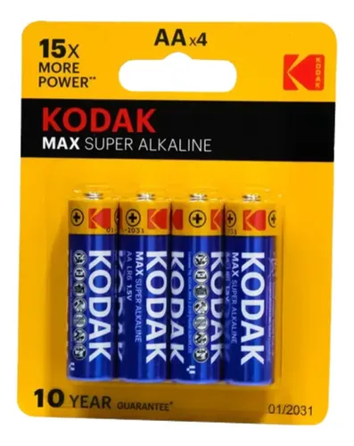 Pilas Alcalinas Aa, Blister X4, Kodak