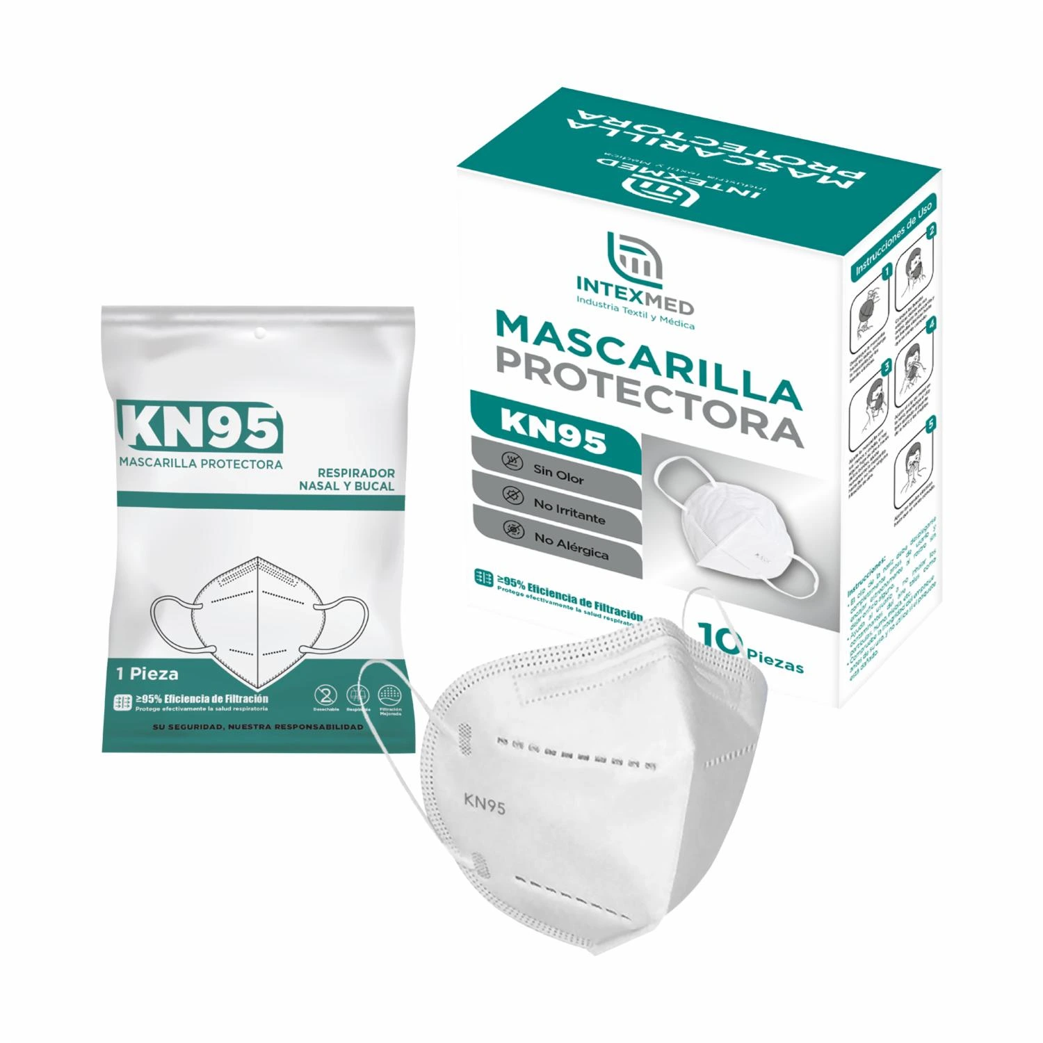 Mascarilla Kn95 Adulto Caja X 20