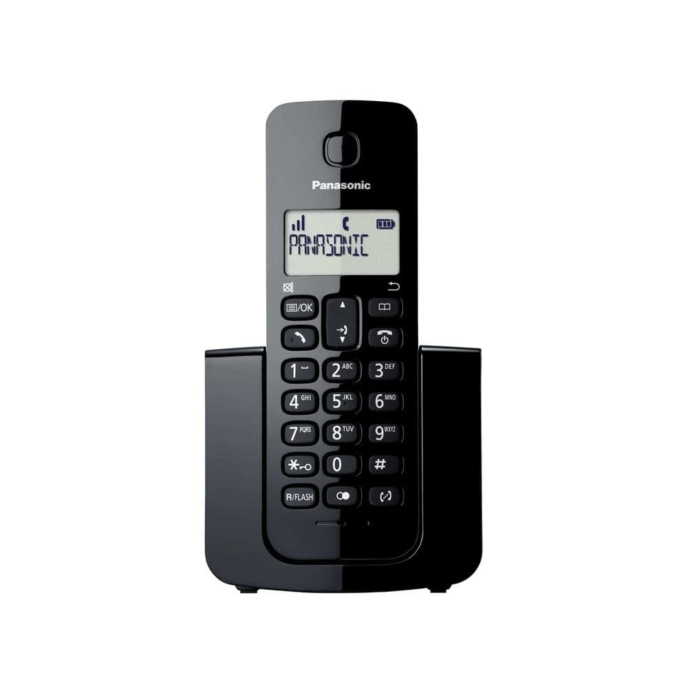 Telefono Inalambrico Display de 1.4", Negro, Panasonic