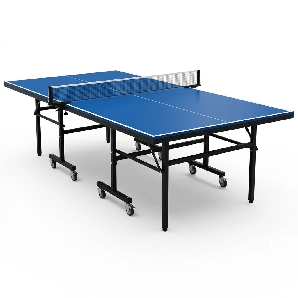 MESA DE PING PONG AZUL PLEGABLE