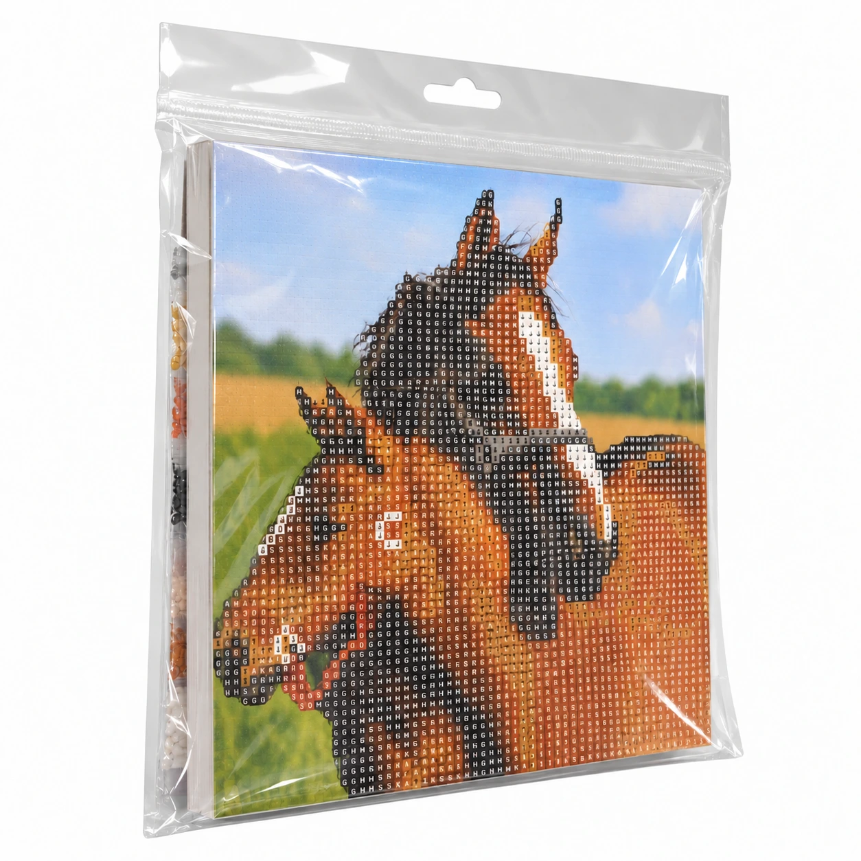 Kit de Pintura con Diamantes (Diamond Painting) DISEÑO CABALLOS