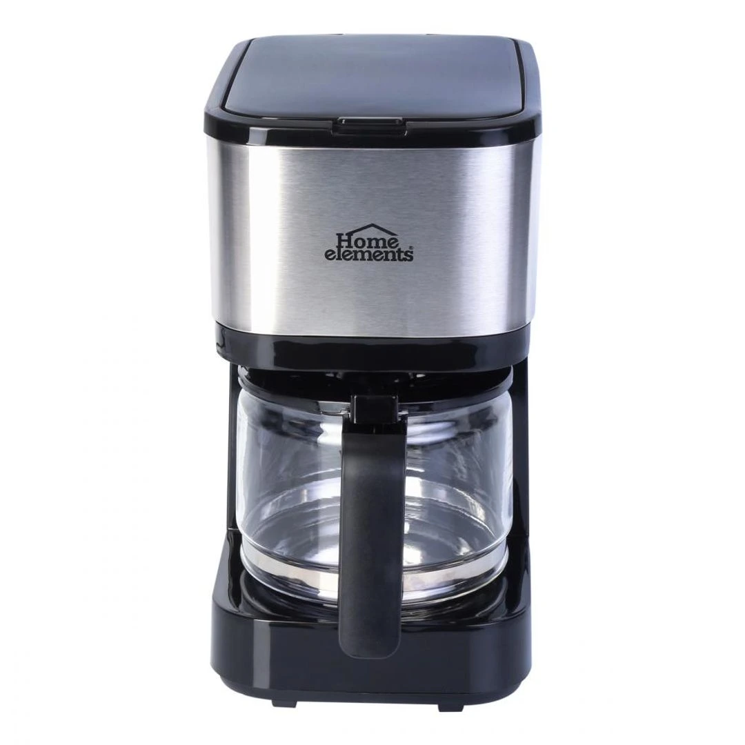 Cafetera 6 Tazas Negra Home Elements