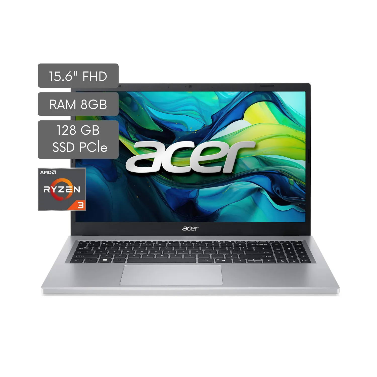 Laptop Aspire GO, 15" Fhd Ryzen 3 8RAM, Acer
