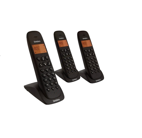 Telefono Inalambrico Uniden 3 Bases At31023Bk