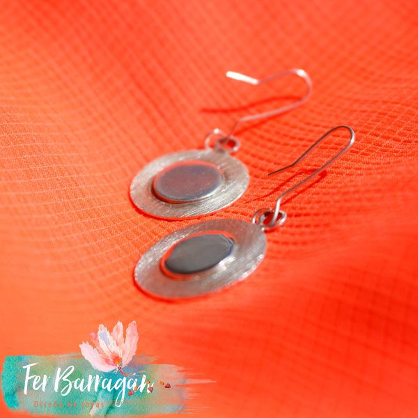 Aretes Circulares Con Relieve