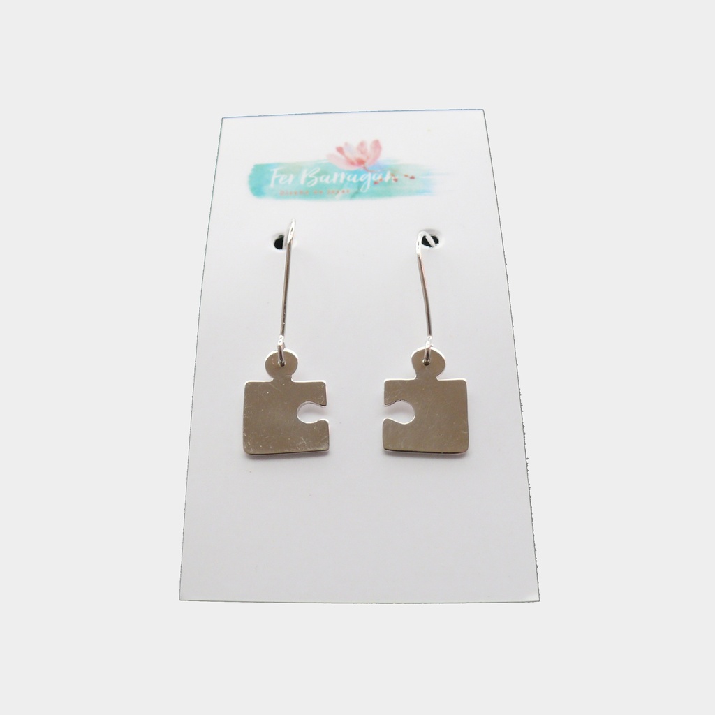 Aretes Rompecabezas