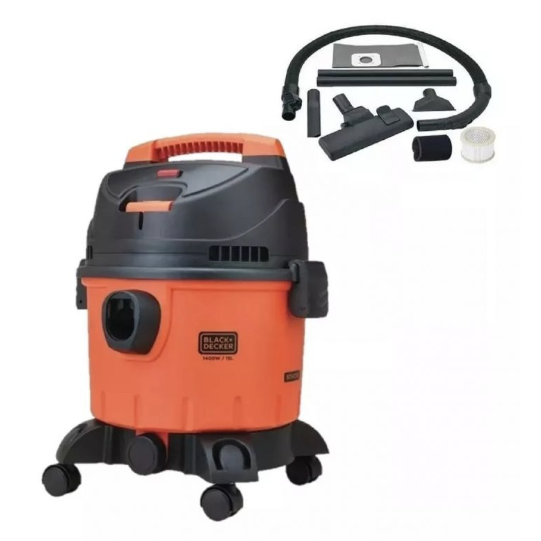 Aspiradora Black Decker  10L 1200w Agua Polvo Soplador 3 En 1