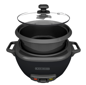 Olla Arrocera 14 tazas 3.3lts - color negra - Black + Decker